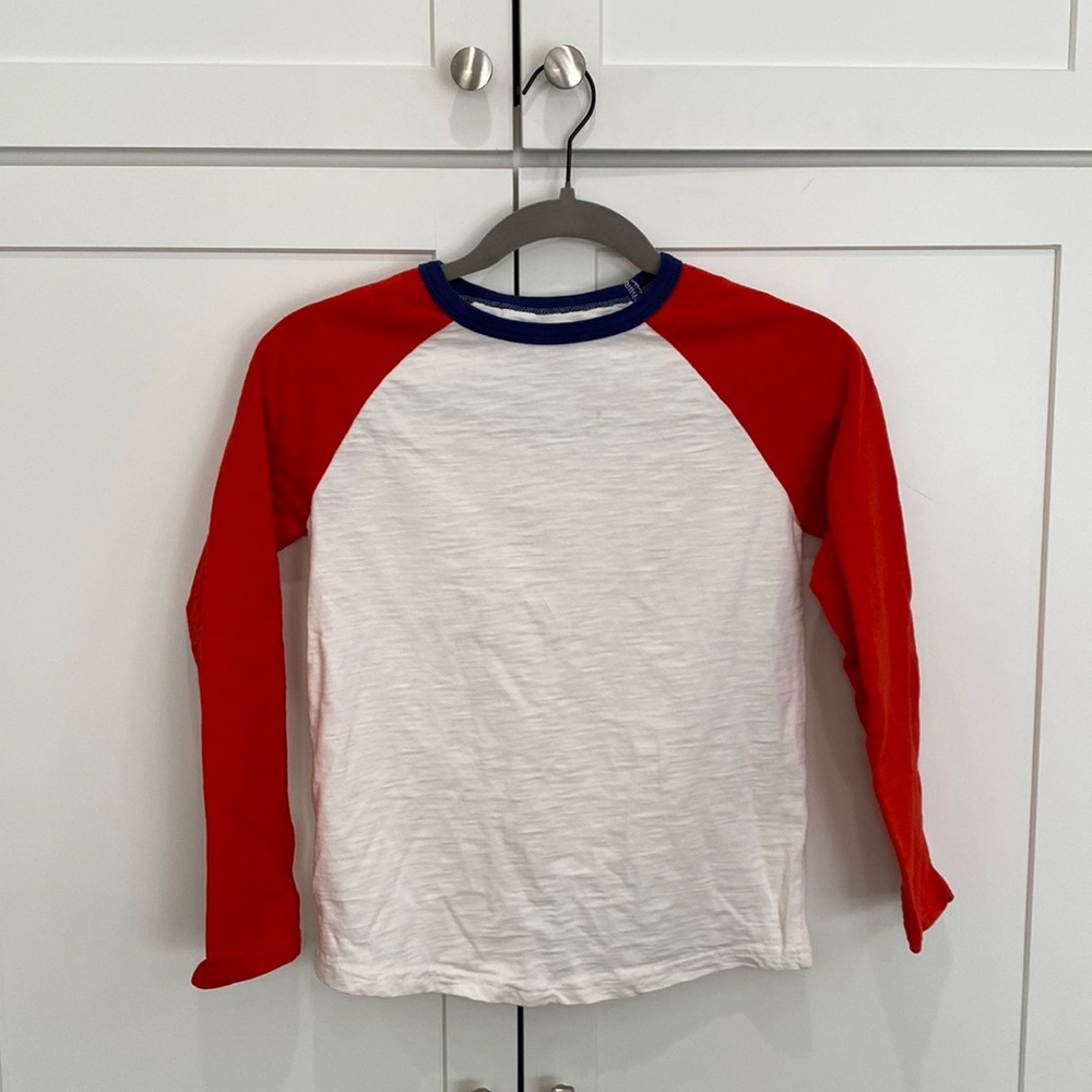 Red and white jersey shirt Boden